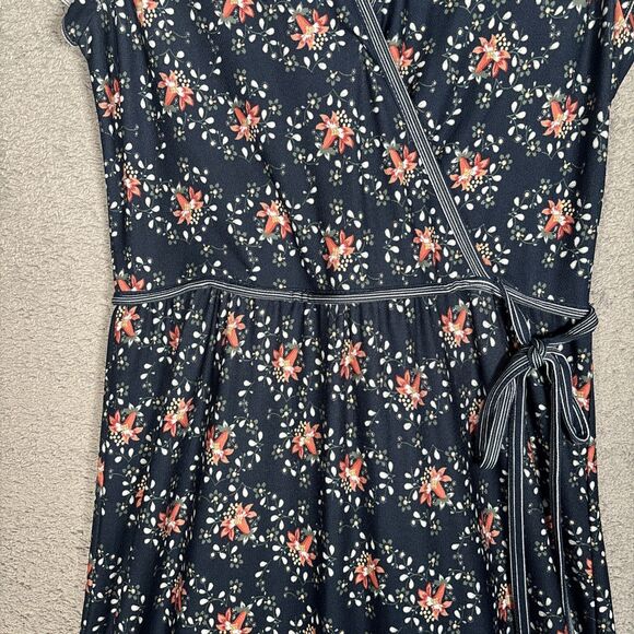 Max Studio Maxi Dress Size S Floral Empire Waist Cottage Ditsy Romantic Feminine - Picture 8 of 16